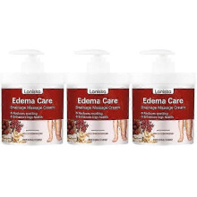 1/2/3PCS Anti-Edema Cream, Anti-Edema Soothing Cream, Edema Care Drainage Massage Cream for Legs, Reduces Swelling, Enhances Legs Health