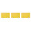 3 Pcs Yellow Acrylic Desktop Partition Screen For Office School Use 4