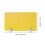 3 Pcs Yellow Acrylic Desktop Partition Screen For Office School Use 2
