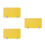 3 Pcs Yellow Acrylic Desktop Partition Screen For Office School Use 7