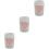 3Pcs Ceramic Toothpick Container Light Grey Decor 5