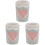 3Pcs Ceramic Toothpick Container Light Grey Decor 2
