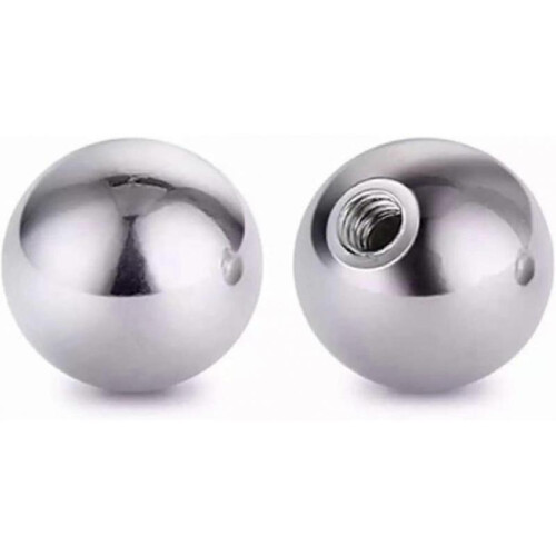 Stainless Steel Piercing Replacement Balls, M20 Ball Head Screw, Diameter:
