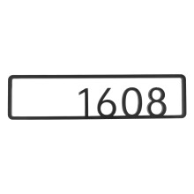 3Pcs Creative Durable Door Number Sign Wall Plaque House Numbers