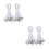 400Pièces Élastique Barbelé Pour Masques DIY 6