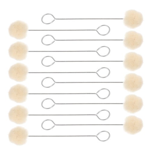 120 Pcs Dye Wool Daubers With Long Handle Brushes 2