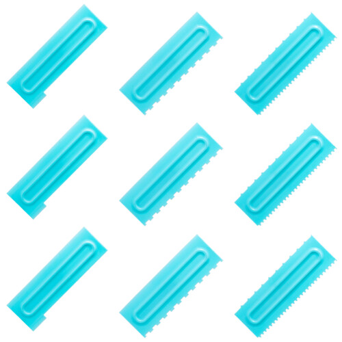 27 Pcs Cake Smoother Set - Buttercream Icing Spreader Tool