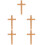 5Pcs Wooden Wall Cross Hanging Religious Decor 8