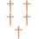 5Pcs Wooden Wall Cross Hanging Religious Decor 9