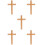 5Pcs Wooden Wall Cross Hanging Religious Decor 10