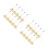 20 Pcs Taper Candlestick Holders With Spike For Tea Light Candles 9
