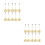 20 Pcs Taper Candlestick Holders With Spike For Tea Light Candles 10