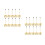 20 Pcs Taper Candlestick Holders With Spike For Tea Light Candles 4