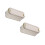 2Pièces Boîtes Rectangulaires Multipurpose Pour Rangement 9