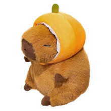 (35cm panda)Capybara Plush Toy Cute Stuffed Animal Capybara Pillow Toy Soft And Comfortable Plush Doll Pillow Brown Stuffed Animal For Kids