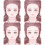 4 Sheets Reusable Face Drawing Board For Makeup Practice 7