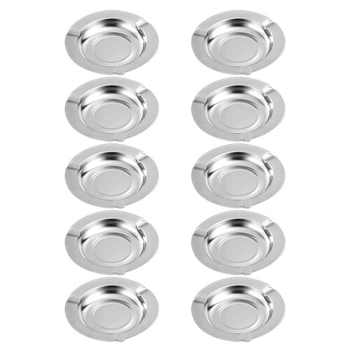 20Pièces Cendrier Table Portable Argent Usage Extérieur 1