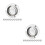 20Pièces Cendrier Table Portable Argent Usage Extérieur 4