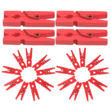 1000 Pcs Mini Natural Wooden Clips For Photos Artwork Cables