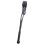2Pièces Aluminium Noir Stable Ajustable 1