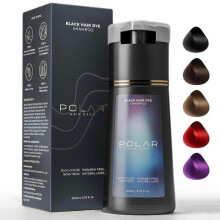 (black) Hair Dye Shampoo,Haircare Instant Dye Shampoo, Natural Hair Color Shampoo for Gray Hair Coverage, Suitable for Women & Man