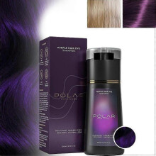 (purple) Hair Dye Shampoo,Haircare Instant Dye Shampoo, Natural Hair Color Shampoo for Gray Hair Coverage, Suitable for Women & Man