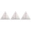 3Pcs 60 Degree Triangle Quilting Ruler Acrylic Sewing Template 4