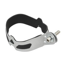 Motorcycle Exhaust Pipe Holder Clamp Stainless Steel Fixed Ring Muffler Bracket Mount Universal Fit Round Support
