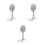 3Pcs Stainless Steel Shooting Target For Practice Speed And Accuracy 4