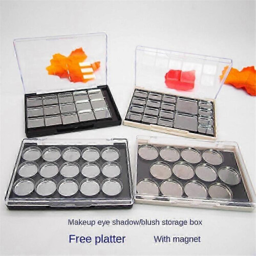 (a06) Cosmetics Tool Empty Magnetic Eyeshadow Palette Dispensing Vacia Box D 1