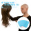 46Sheets Sky-Blue Double Sided Tape for Hair Extension Durable Hold 10