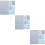 18 Sheets Faux Craft Material Glitter Bow Blue 11