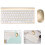 2Pcs 2.4G Mini Wireless Keyboard Ultra-Thin With Mouse For Home Office 10