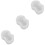 3 Pcs  Diy Baking Mold 3d Mousse Cookie Cake Mold For Party (White) 5
