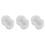 3 Pcs  Diy Baking Mold 3d Mousse Cookie Cake Mold For Party (White) 4