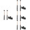 4 Sets Wood Tongue Drum Mallets With Bracket Holder 6