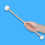 Witte Vilten Basdrum Mallet Met Handvat Voor Percussie 3