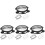 12 Pcs Watch Case Rhinestone Protector For Watch 4/5 4