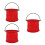 3Pcs Foldable Paint Brush Holder Bucket Pencil Container Organizer 7