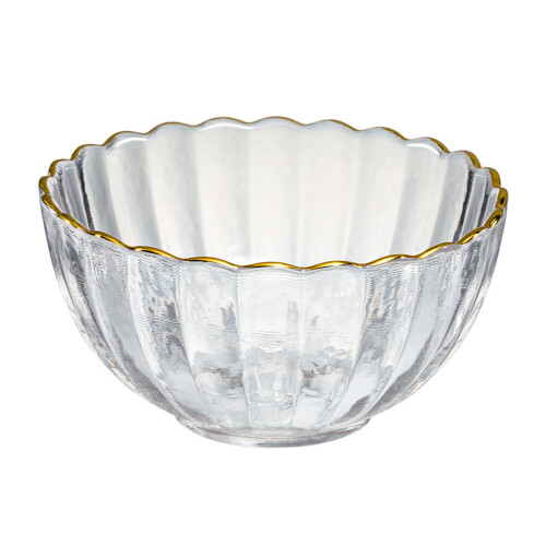 2 Pcs Glass Salad Bowl Pudding Dessert Baking Bowls
