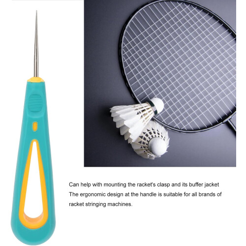 Racket Awl Stringing Needle For Badminton And Tennis Rackets Straight Awl For Stringing Machine Tool 2