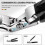 Nail clippers for seniors, thick nails, large, angled head, ergonomic 3