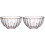 2 Pcs Glass Salad Bowl Pudding Dessert Baking Bowls 4