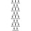 20 Pcs Portable Stroller Double Hooks For Shopping Cart Hanging 10