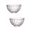 2 Pcs Glass Salad Bowl Pudding Dessert Baking Bowls 9