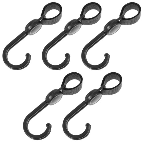 20 Pcs Portable Stroller Double Hooks For Shopping Cart Hanging 1