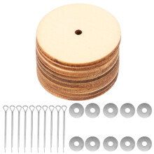 Bear Joint Accessories 100 Sets Diy Rotatable Wooden Joints 30Mm