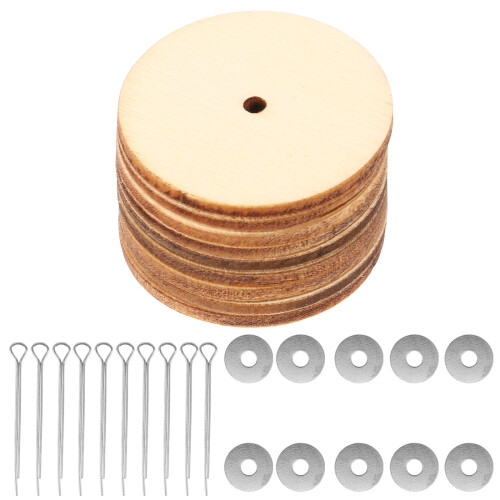 Bear Joint Accessories 100 Sets Diy Rotatable Wooden Joints 30Mm