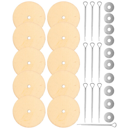 Bear Joint Accessories 100 Sets Diy Rotatable Wooden Joints 30Mm 2