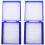 10Pcs ABS Multi Slot Microscope Slide Storage Container in Green 2